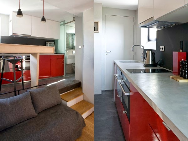 röd-grå-liten-lägenhet-design-arkitekt-projekt
