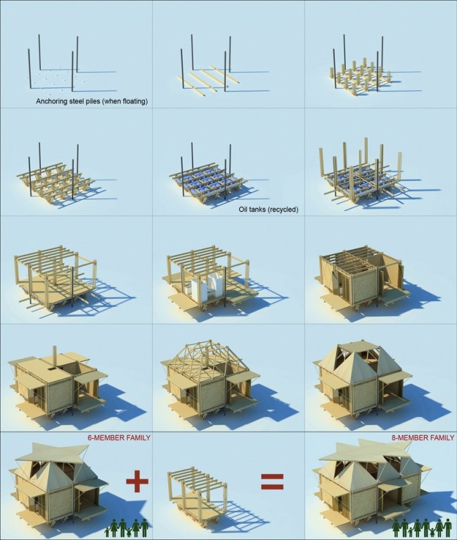 bambu hus bostadsprojekt vietnam hp arkitektur