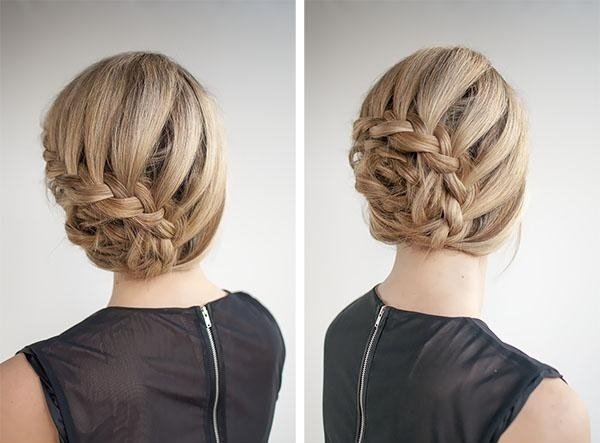 romantisk-flätad-frisyr-med-bulle-idéer-för-styling