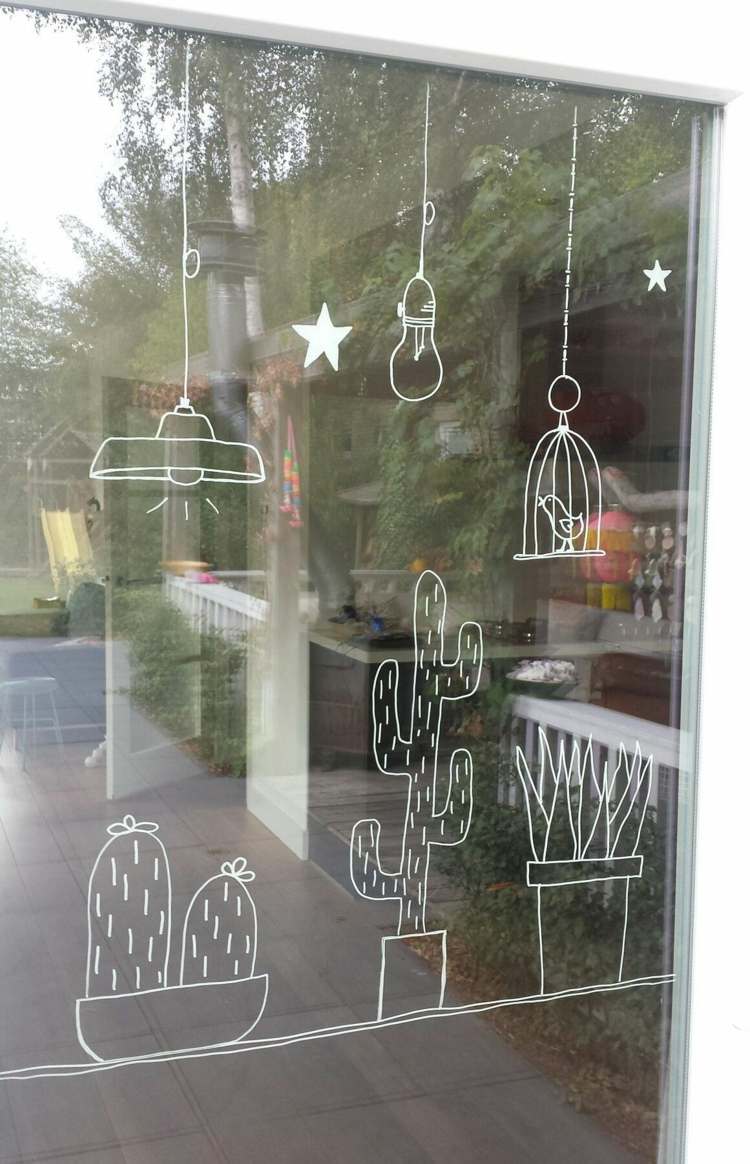 Tips och tricks för fönsterdekoration med krita markörer