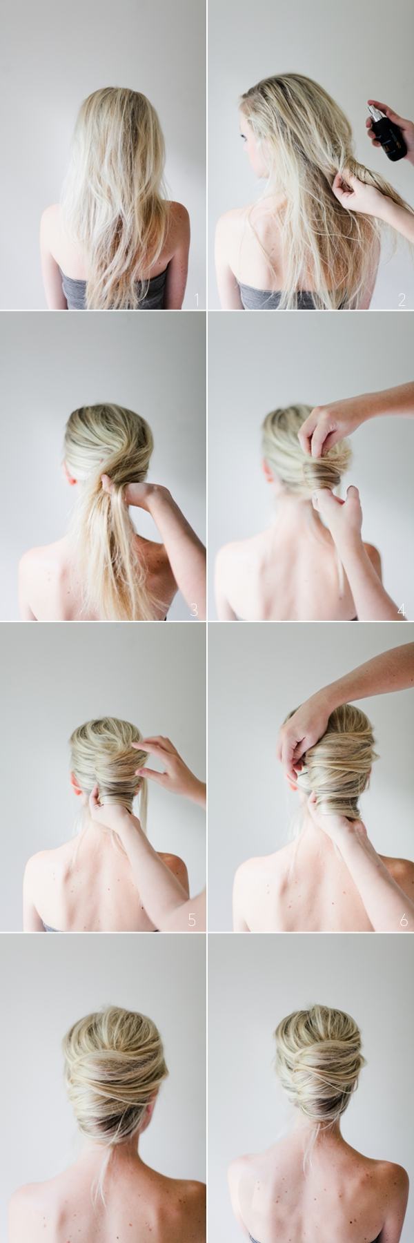 casual-frisyr-fransk-knut-hår-diy