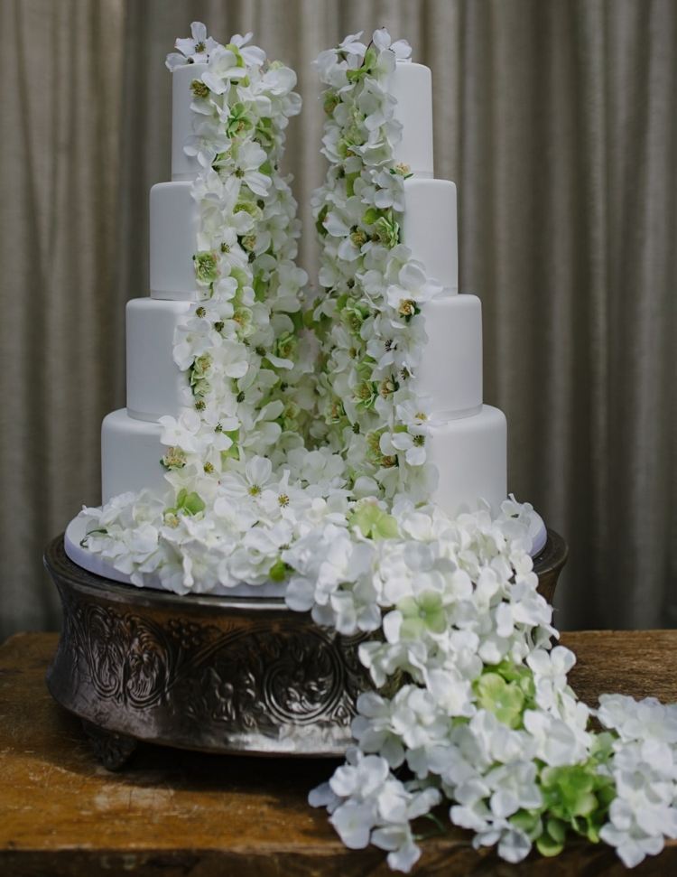 Skapa en annorlunda romantisk bröllopstårta med en delad design