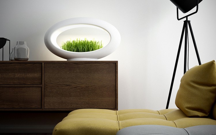 LED bordslampa mini trädgård vardagsrum skänk