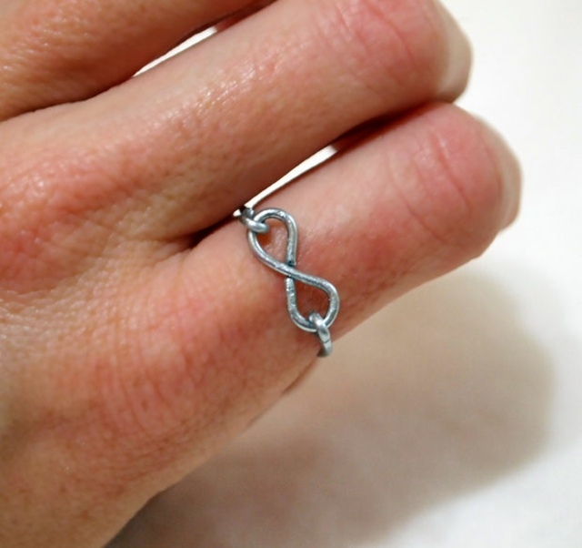 sign infinity ring accent diy modern