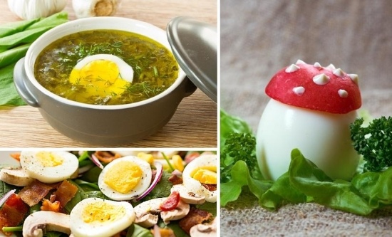 enkla matlagningsrecept och idéer med ägg till påsk