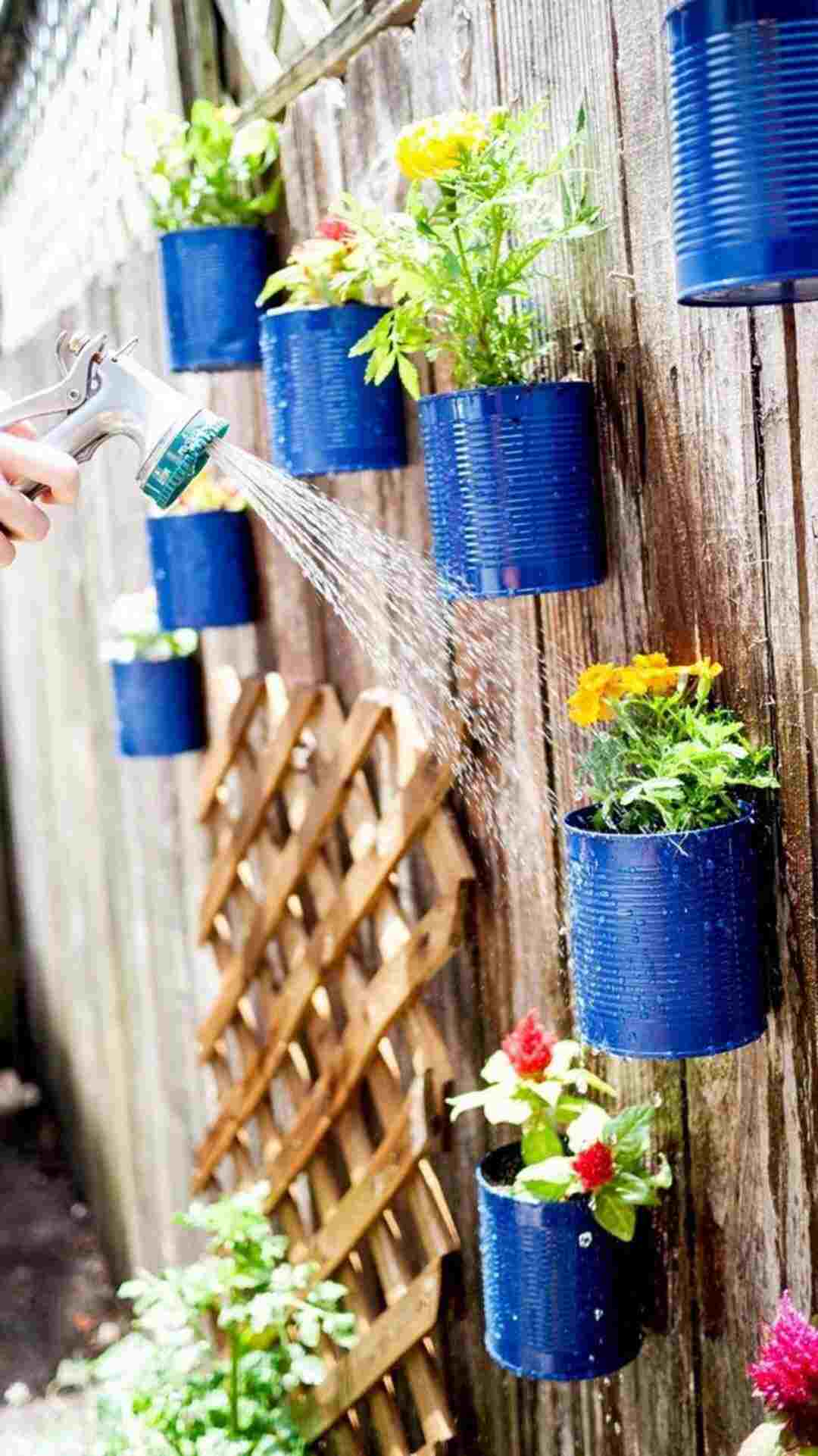Upcycling idéer trädgård lätt konserver på burk växer själv instruktioner