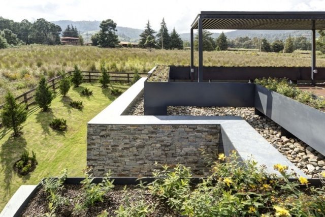 Entréområdet design definiera egendom terrasser pergola blomsterbäddar