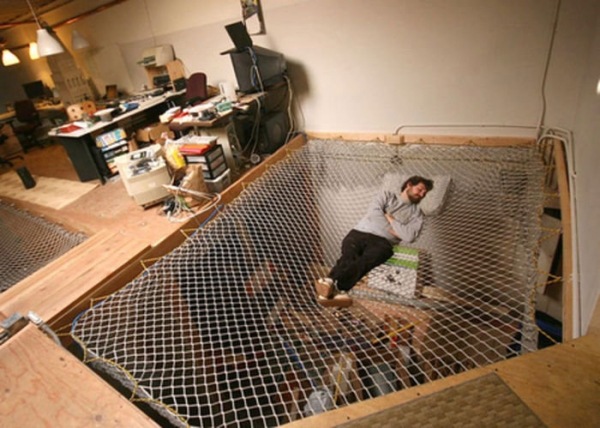 Idéer för att hänga säng hängmatta för inomhus lek nät sovande funktion