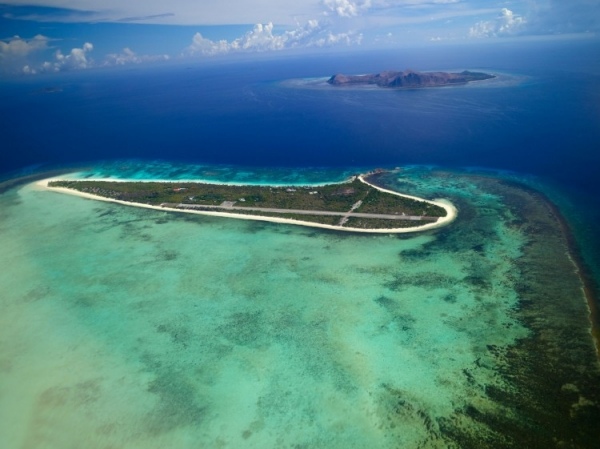 Pamalican Palawan Filippinerna Amanpulo Island privat flygplats