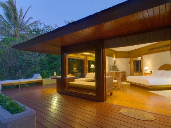 Amanpulo Villa soldäck solterrass