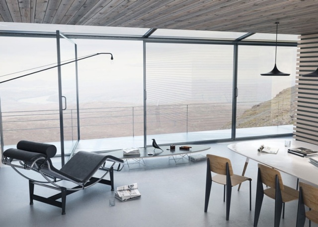 Stilthus modern panoramafönster-3d husdesign benoit Challand