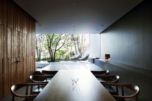 Japan interiördesign minimalism träbord