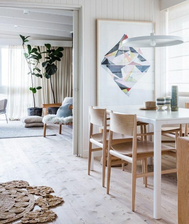 Moderna möbler i skandinavisk livsstil
