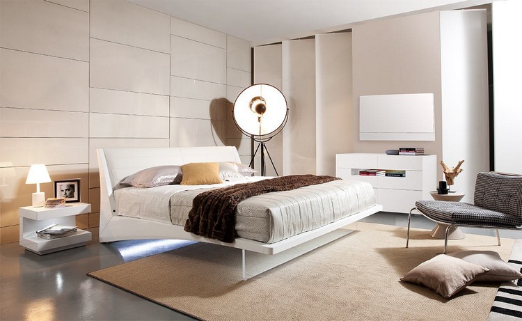 det perfekta sovrummet vit-säng-beige-väggmatta
