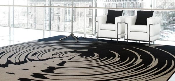 Designer matta mönster djup effekt-3d design vardagsrum-kontor kontor