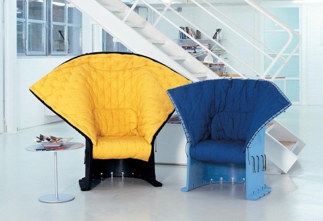 Design-fåtölj-klädsel-gaetano-pesce-357-FELTRI-vardagsrumsmöbler