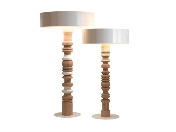 tahivok golvlampa designlampor med träelement