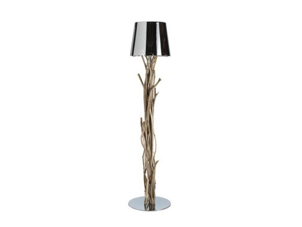 koleo svart lampdesign med träelement