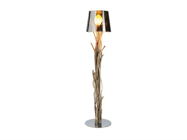 koleo brun lampdesign med träelement