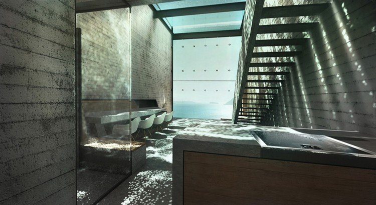 glas-pool-tak-klippa-hus-koncept-vardagsrum-betong-glasväggar