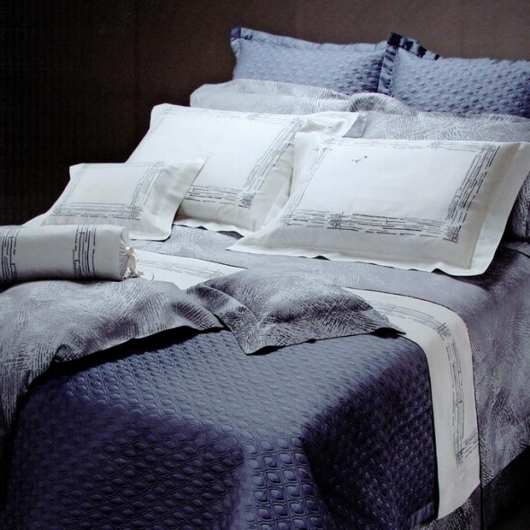 Blå sängkläder Graffitti Faraone sovrumsdesign