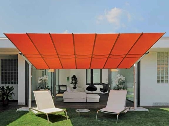stark färg lounge möbler skugga regn skydd trädgård
