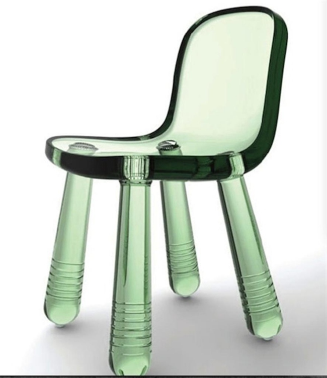 grön transparent modern möbeldesign av magis