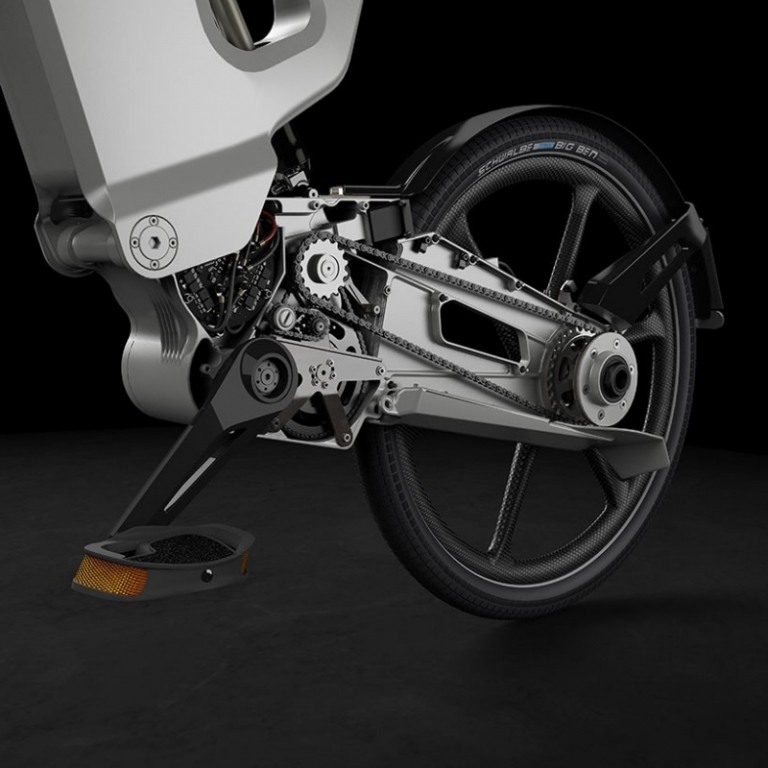el-cykel-motorcykel-kedja-växel-pedaler-däck-motor