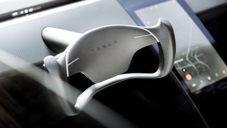 elektrisk sportbil tesla roadster interiörkontroll