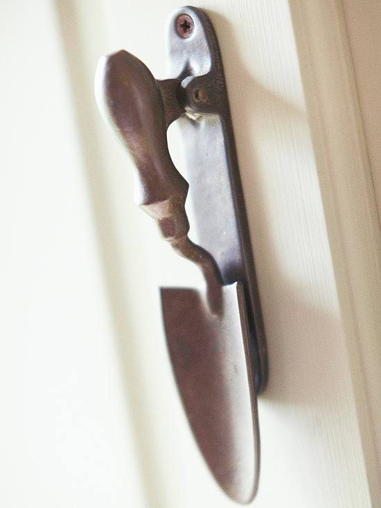 Dörrhandtag design spade trädgård