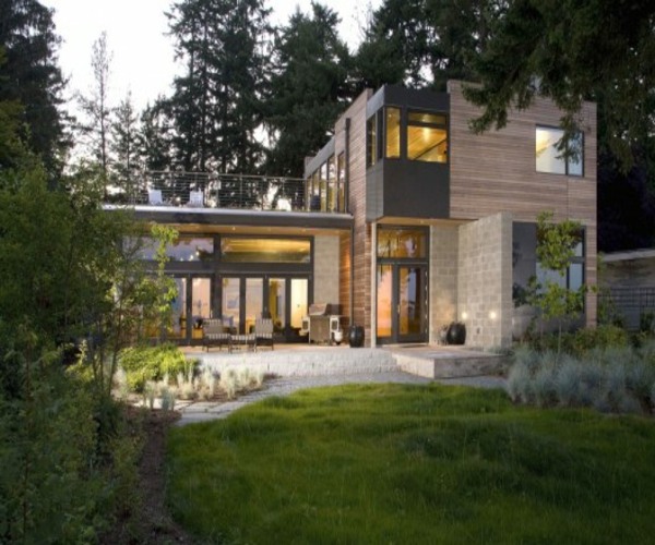 miljövänlig husdesign - fasad