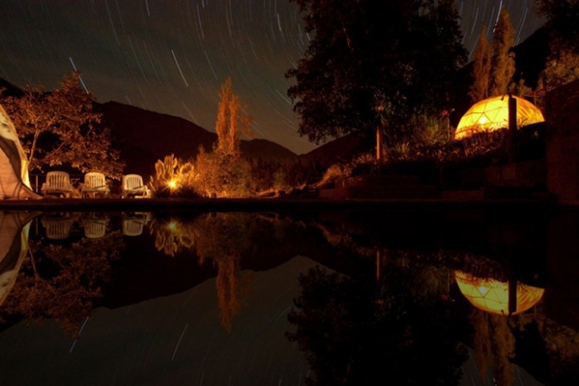 elqui domos hotel chile pool terrass stjärnhimmel