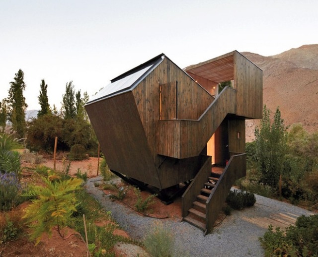 hotell elqui valley chile wood cabin design stargazing