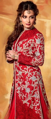 Κοστούμι βαρέως κεντήματος Salwar