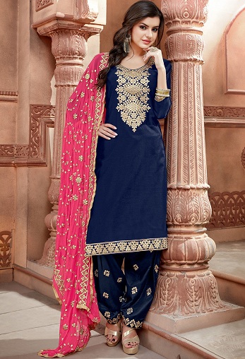 Brodeerattu Punjabi Salwar Kameez