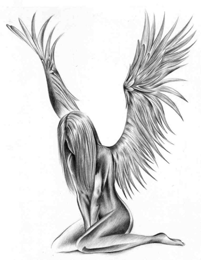 Girl Angel Tattoo Ideas Designmall