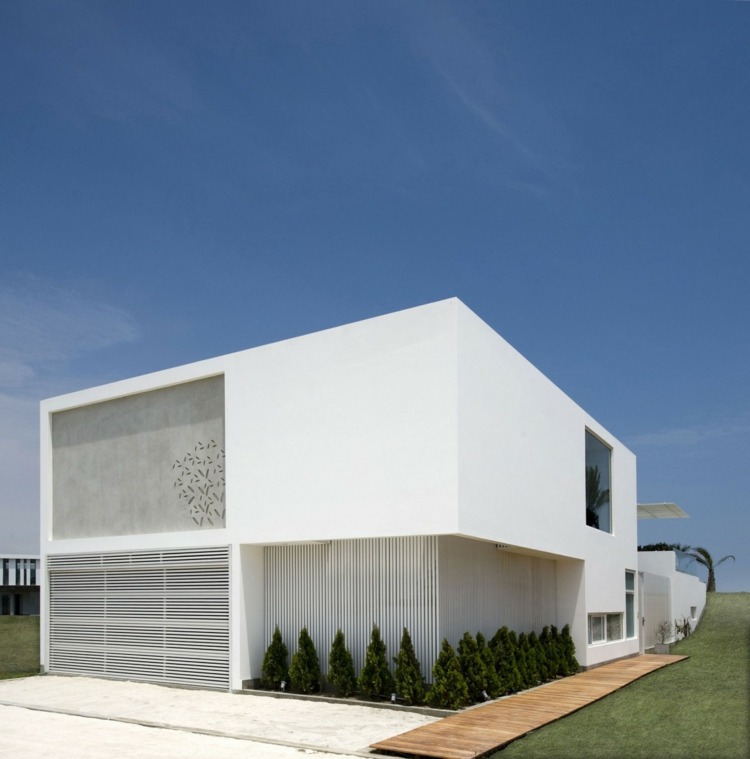 Engelska och strand accenter aluminiumrör design hus