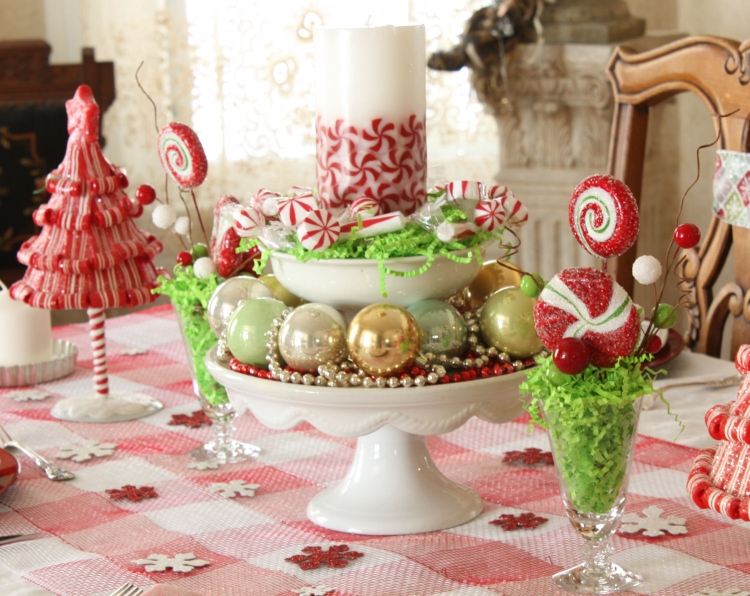 bordsdekoration-jul-sött-godis-godis-sockerrör-lutcher-duk