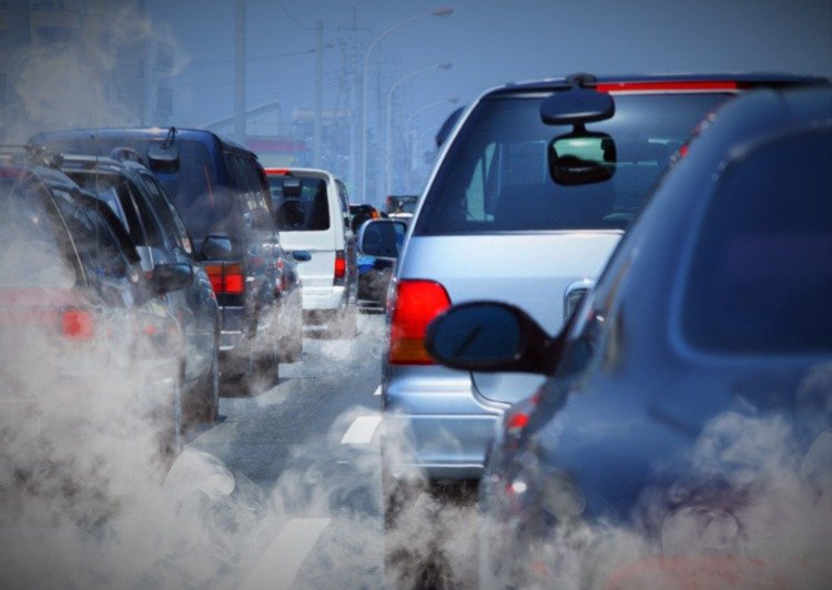 höga CO2 -utsläpp från bilar dålig luftkvalitet i städer