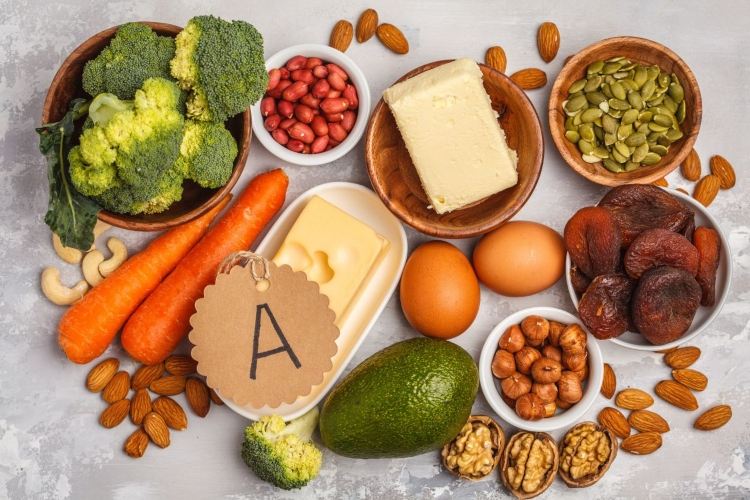 Vitaim A -livsmedel hämmar inflammation i kroppen