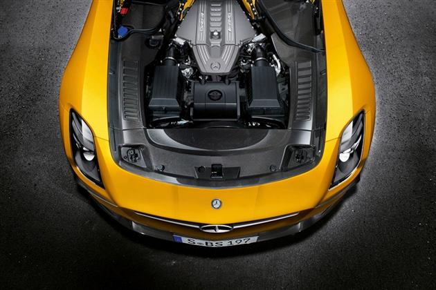 2014 Mercedes SLS AMG Black Series under huven