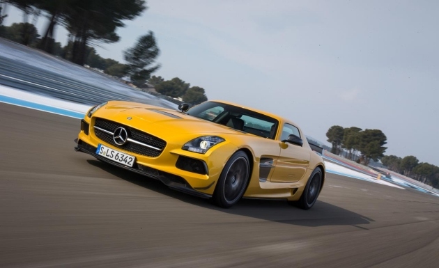 2014 Mercedes SLS AMG Black Series körhastighet