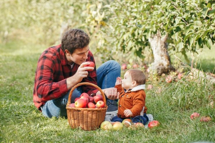 Kost för atopisk dermatit hos barn gör utan socker Ät äpplen