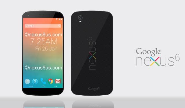 Google Nexus 6 mobiltelefonkoncept-google-market-oktober-2014