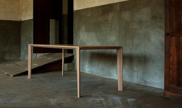 snygg modern träbord matsal möbler design