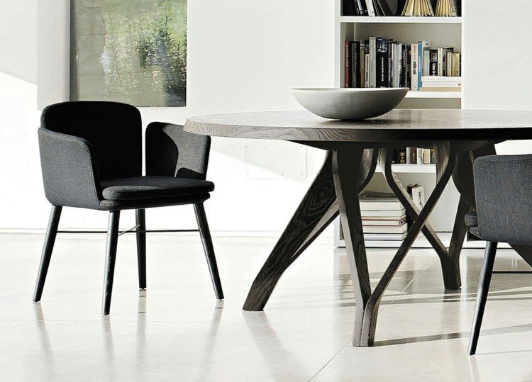 Bordsstolar trä ovala moderna stolar designmöbler