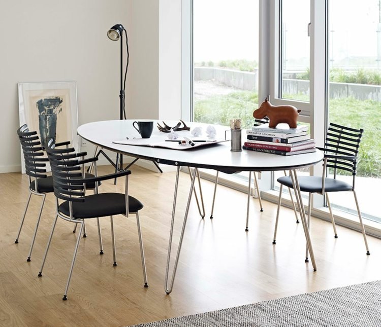 Matbord stolar designmöbler moderna snygga