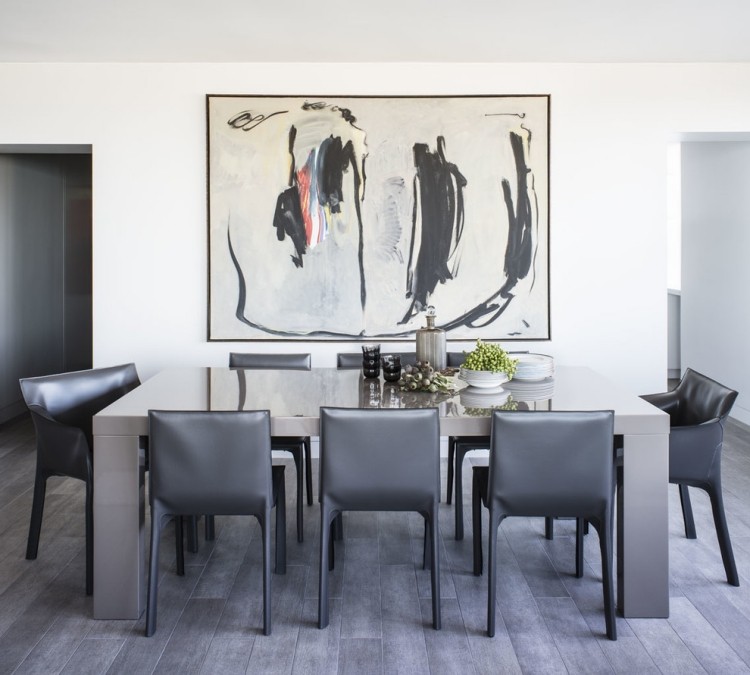 matsal-idéer-2015-modern-svart-läder-högglans-matbord