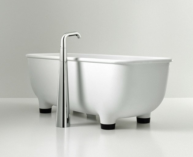 Badrumsutrustning rostfri blandare modern minimalistisk badrumsmöbel