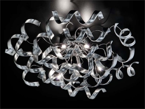 designer golvlampa av metall lux takmetall